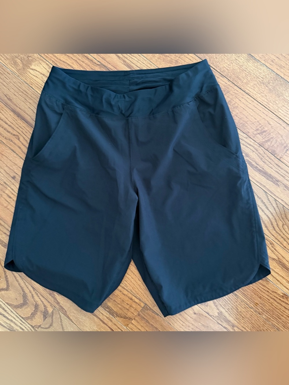 Lands' End Black Swim Shorts Women’s Sz 10